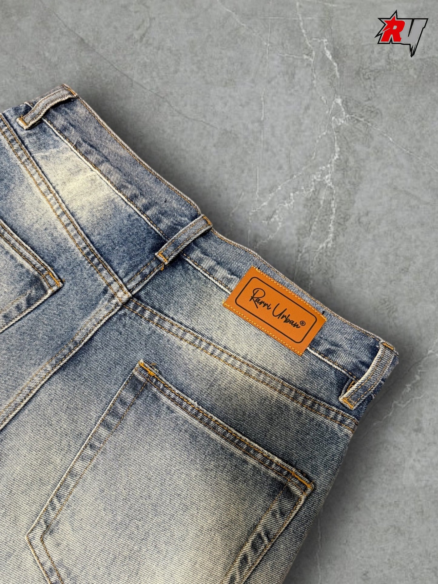 RarriUrban ‘Embroidered Stone Denim’