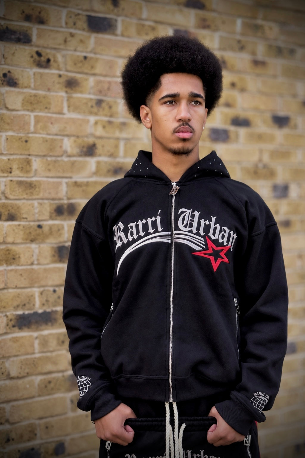RU "signature" embroidered tracksuit
