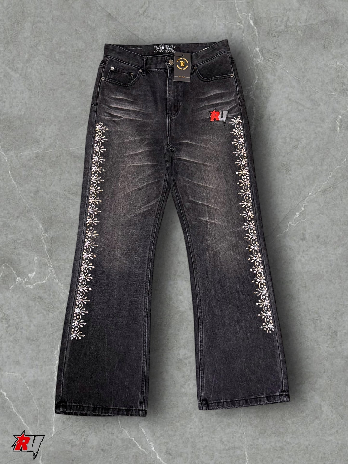 RarriUrban ‘Embroidered Stone Denim’