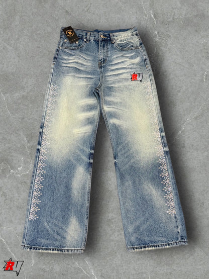 RarriUrban ‘Embroidered Stone Denim’