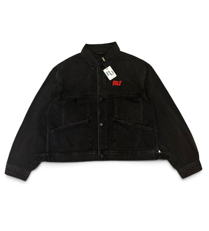 RARRI URBAN Black Denim Utility Jacket