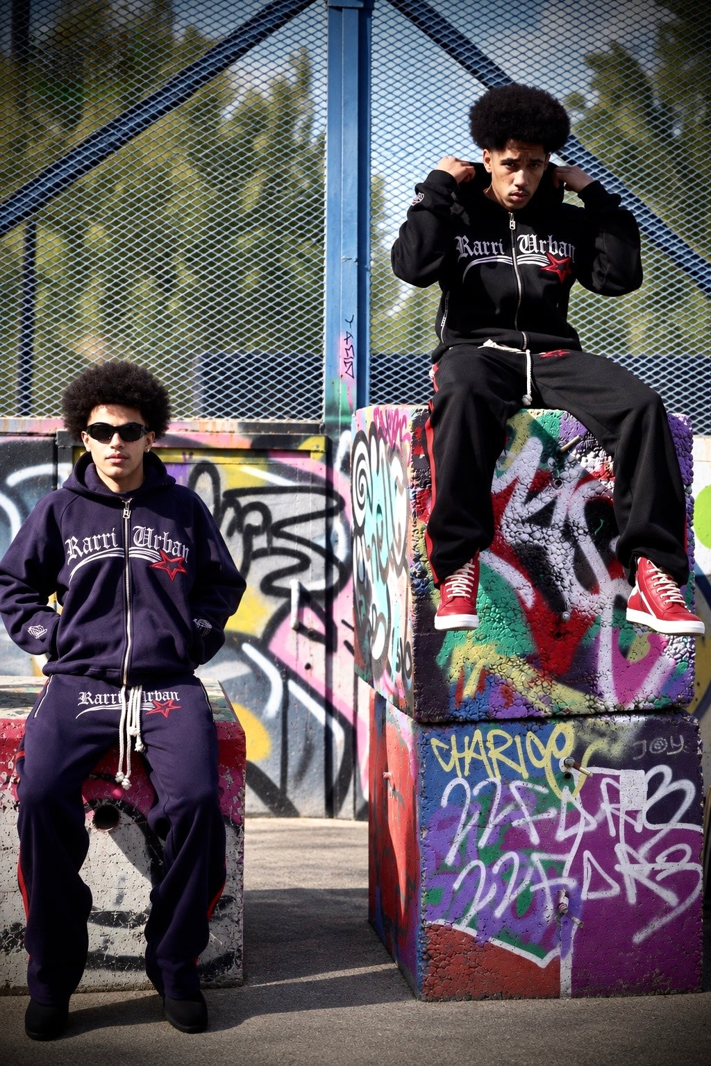 RU "signature" embroidered tracksuit