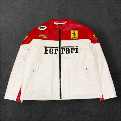 FERRARI EXCLUSIVE LEATHER JACKET.