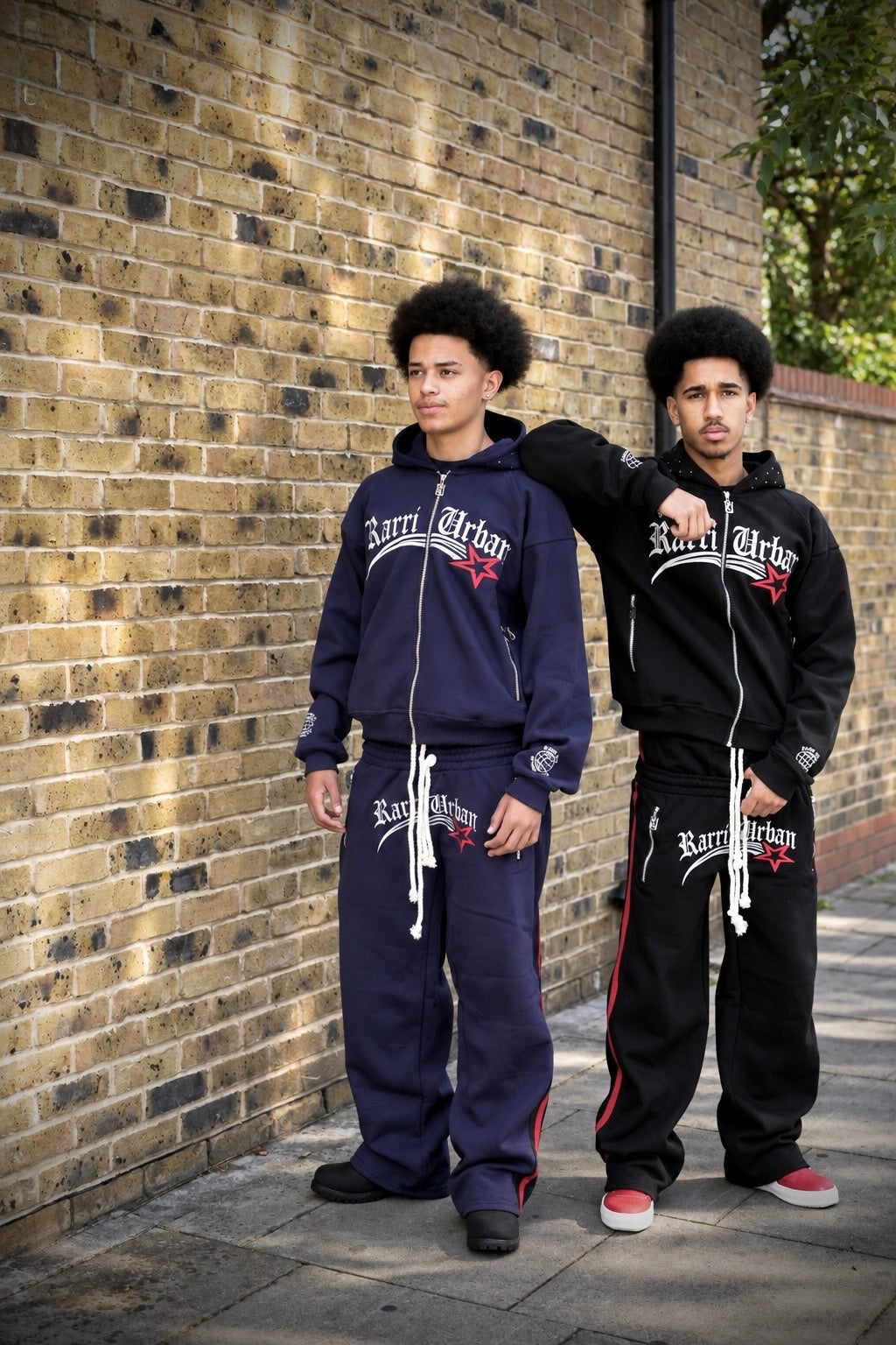 RU "signature" embroidered tracksuit